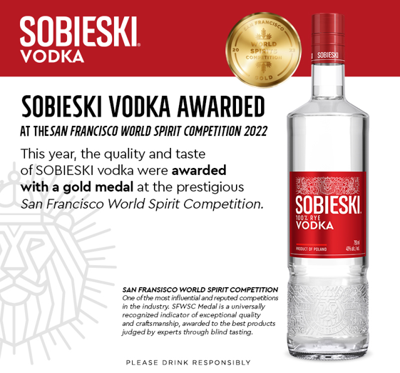 SOBIESKI® AWARDED IN 2022